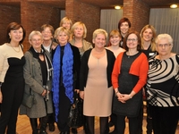 De dames van het bestuur van N-VA Edegem